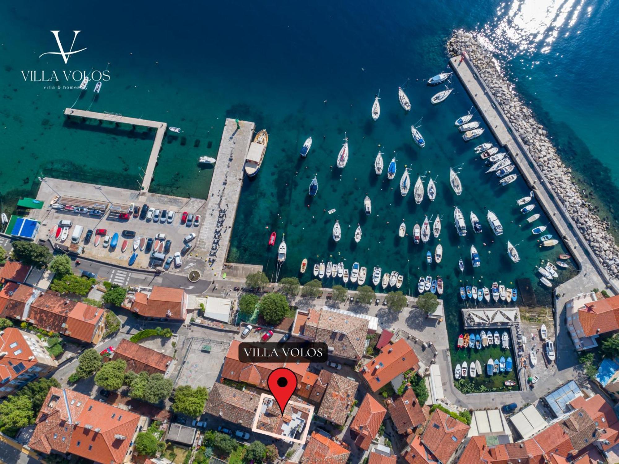 Villa Volos Apartment Karmen With Roof Terrace, Sea View, Free Private Parking Опатия Экстерьер фото